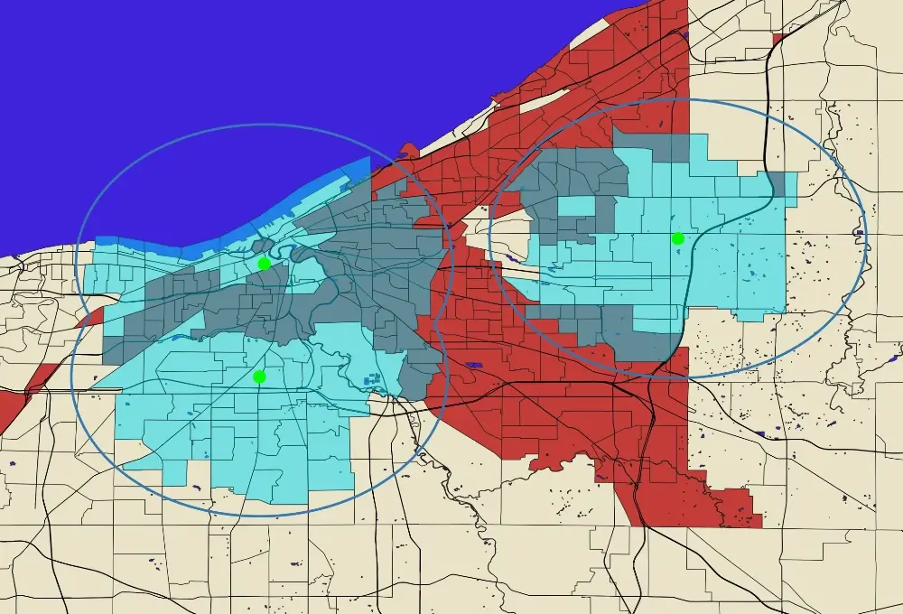 example compliance consulting map used in fair lending service materials.